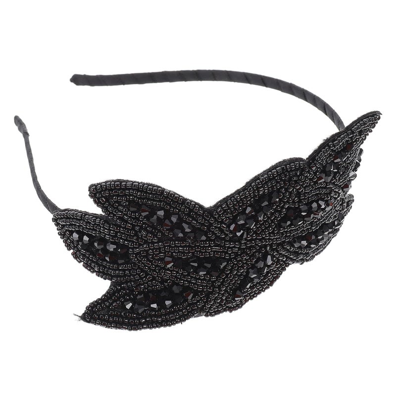 Rhinestone Wedding Headband Bohemian Bridal Hair Accessory for Women - Image 2