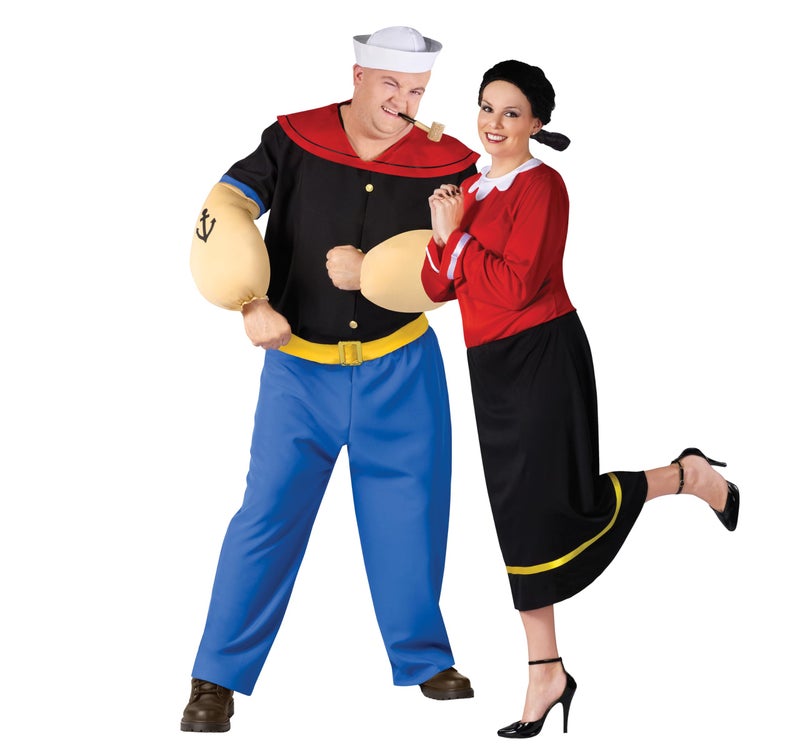 Fun World Mens Funworld Popeye Adult-sized-costumes, Black - Image 2