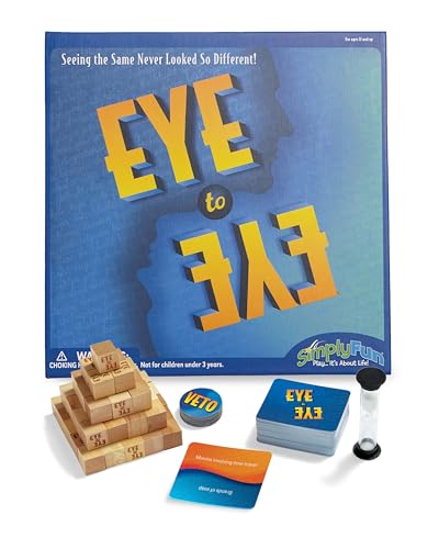 SimplyFun Eye to Eye A Classic Category Matching and Conversation Game A Prediction Game for Kids 3 to 6 Players Ages 10 Up - Image 1