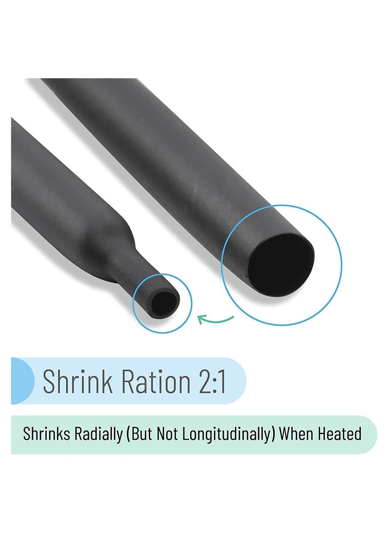 Generic Heat Shrink Tubing Kit, 11 Sizes, Ratio, 580 pcs, Wrap, Wire Wrap Tubing, Shrink, Electrical for Wires  - Image 4
