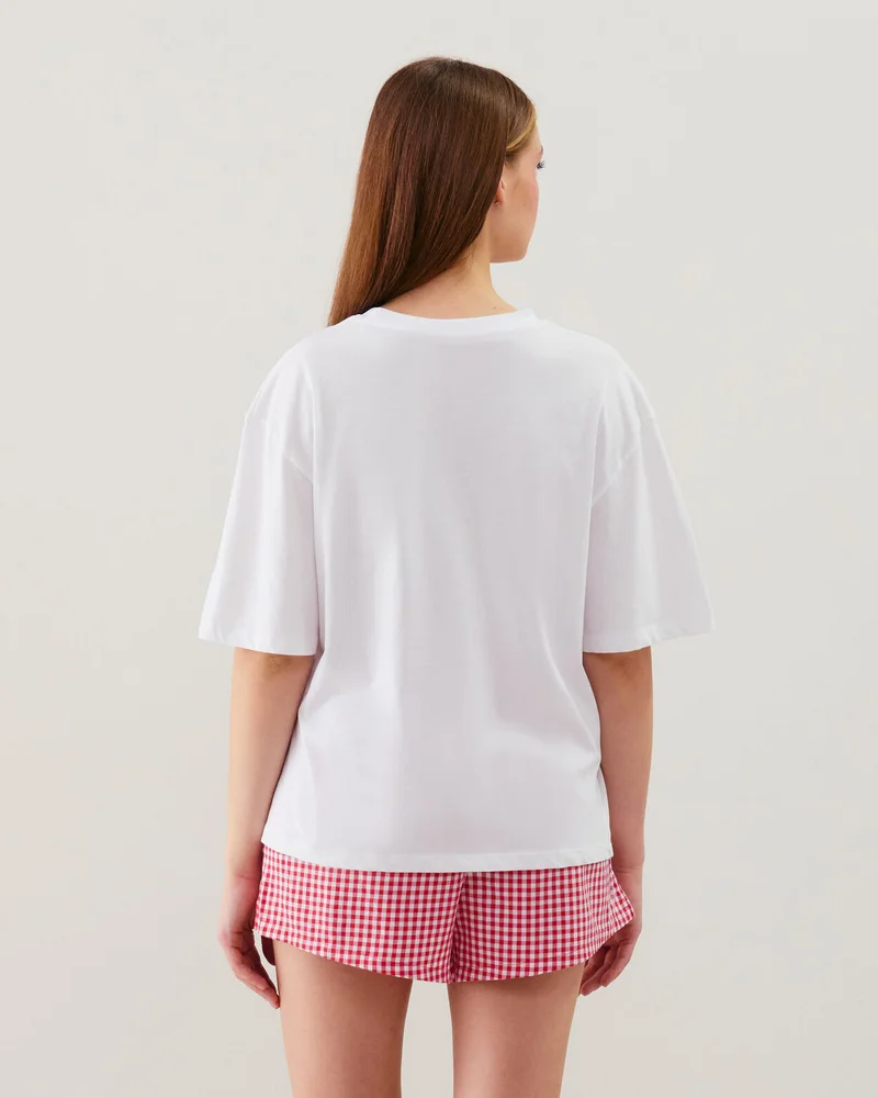 UNDIZ Patterned jersey top