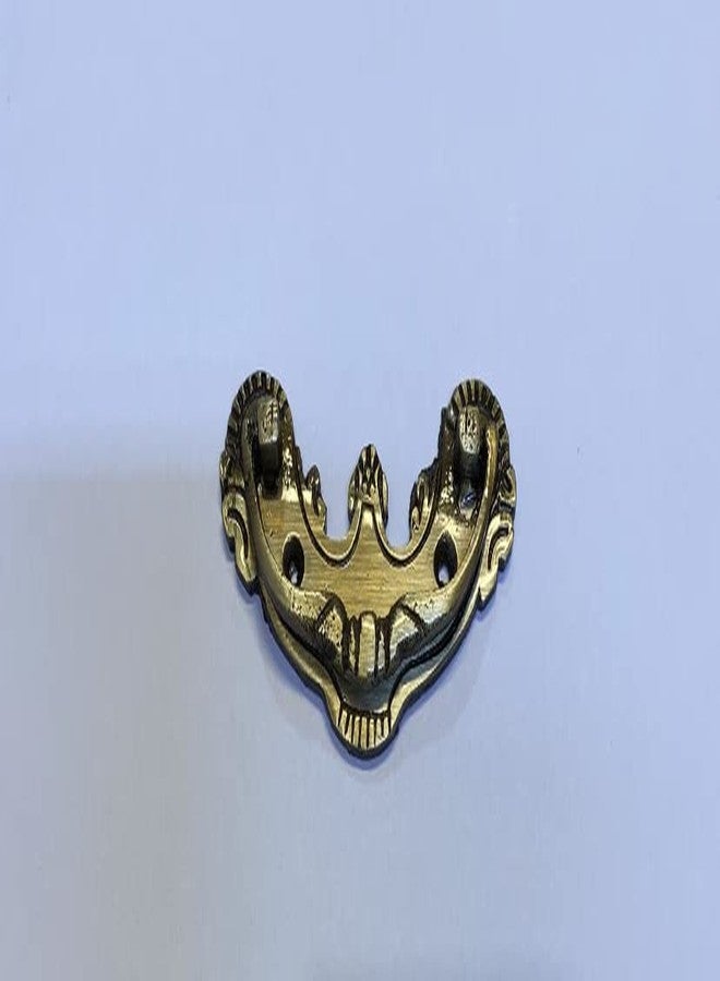 BRASK Brass Drawer Pull/Chest Handle Victorian Design 3" Antique (2 PCS) - Image 2
