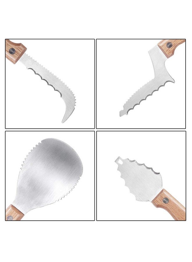 Antner Professional Pumpkin Carving Tool Kit 10 PCS Premium Stainless Steel Carving Tools for Easily Carve Sculpt Halloween Jack-O-Lanterns - Image 3