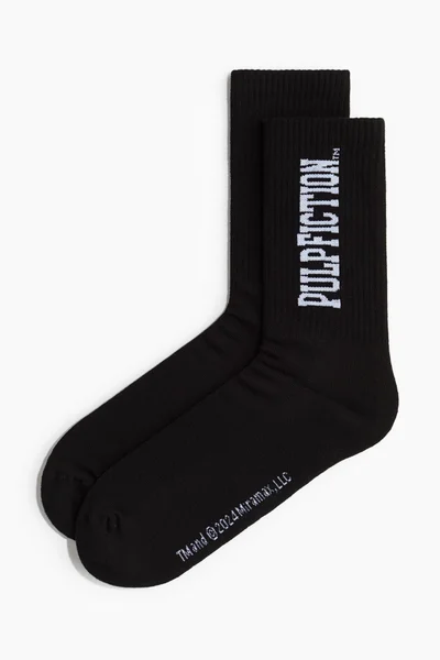 اتش اند ام Motif-Detail Socks