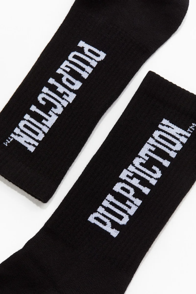 اتش اند ام Motif-Detail Socks