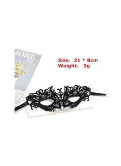 The Bros Women Lace Eye Mask, 4pcs Masquerade Masks Mysterious Lace Face Mask, Masquerade Venetian Eyemask for Halloween Carnival Party Costume Ball, Black  - Image 4