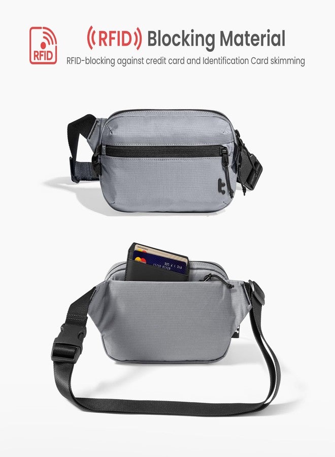 tomtoc 3.5L Sling Bag with RFID Blocking Crossbody Chest Pack for Men Women - Image 4