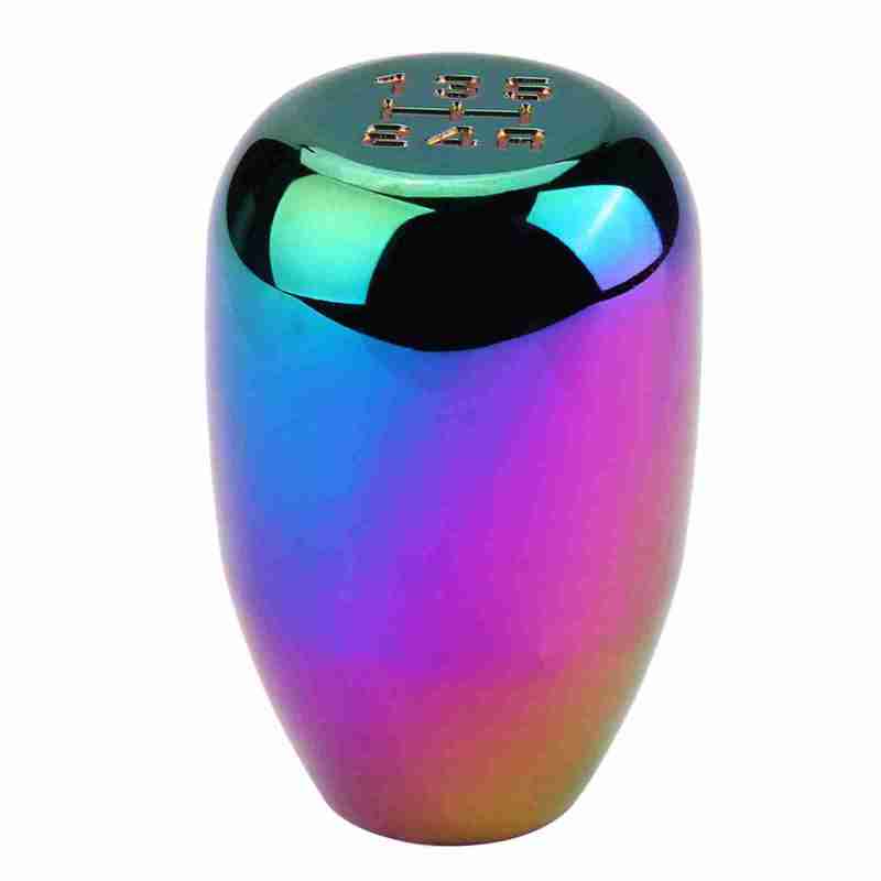 Titanium Color Metal Shift Knob: 5 Speed Manual Gear Shifter - With 3 Universal Adapters (8mm, 10mm, 12mm) For Most Manual Cars - Image 2