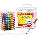 JoyCat 48 Colors Washable Markers for Kids Art Set with Portable Carrying Case Conical Tip Bulk Markers for Boys Girls School Classroom Supplies Birthday Gift - Image 3