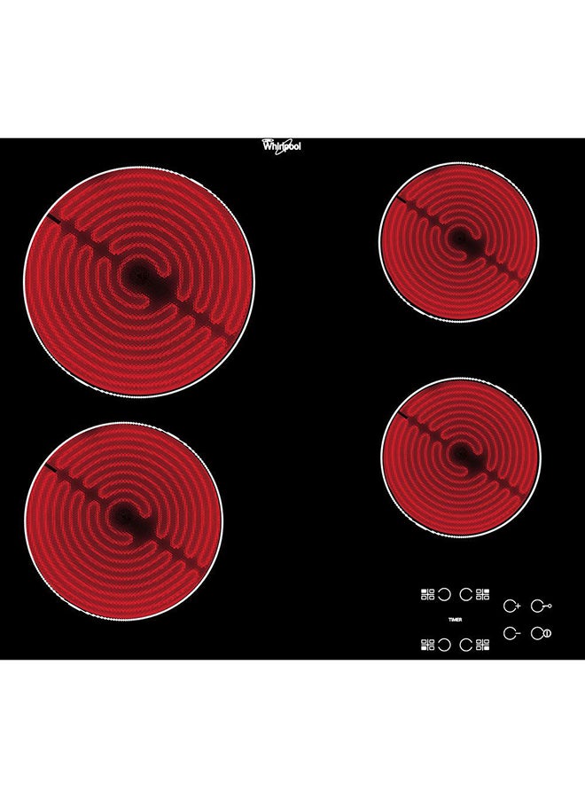 4 Electric Hotplate AKT8090NE Black