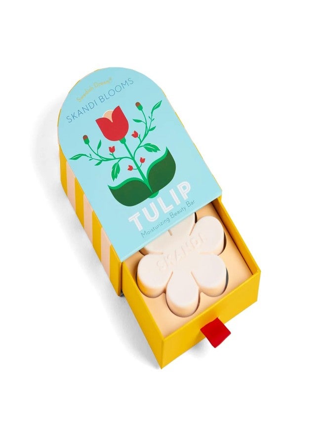 Kalastyle Swedish Dream SKANDI BLOOMS TULIP Bar Soap | Mositurizing Beauty Bar | Made with Sunflower Lechithin | Vegan and Cruelty-Free | 4.28 ounces, 120 grams - Image 2