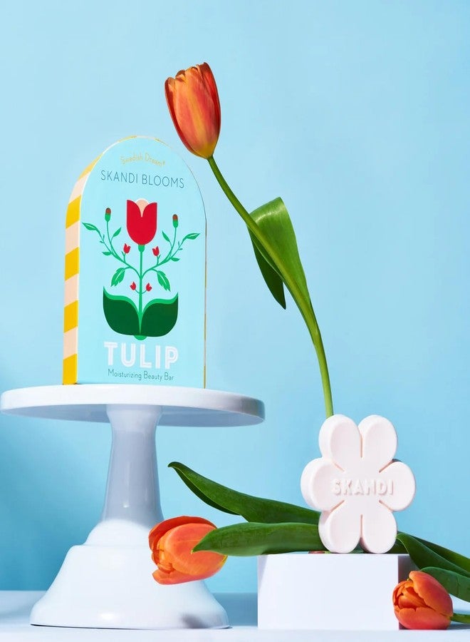 Kalastyle Swedish Dream SKANDI BLOOMS TULIP Bar Soap | Mositurizing Beauty Bar | Made with Sunflower Lechithin | Vegan and Cruelty-Free | 4.28 ounces, 120 grams - Image 3