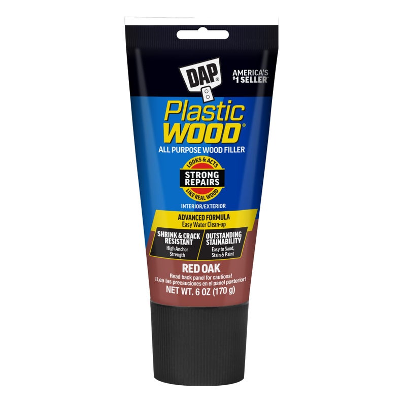 DAP Plastic Wood All Purpose Latex Wood Filler Red Oak 6 Oz 7079800583 - Image 3