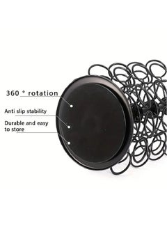 OASISWJ Pack Of 40 Rotary Coffee Capsule Holder Store Nespresso Capsules Black  - Image 5