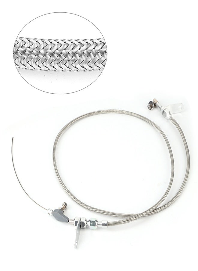 Transmission Kickdown Cable Kit 

Stainless Braided Kick Down Detent Fits for Chrysler 904 - Image 2