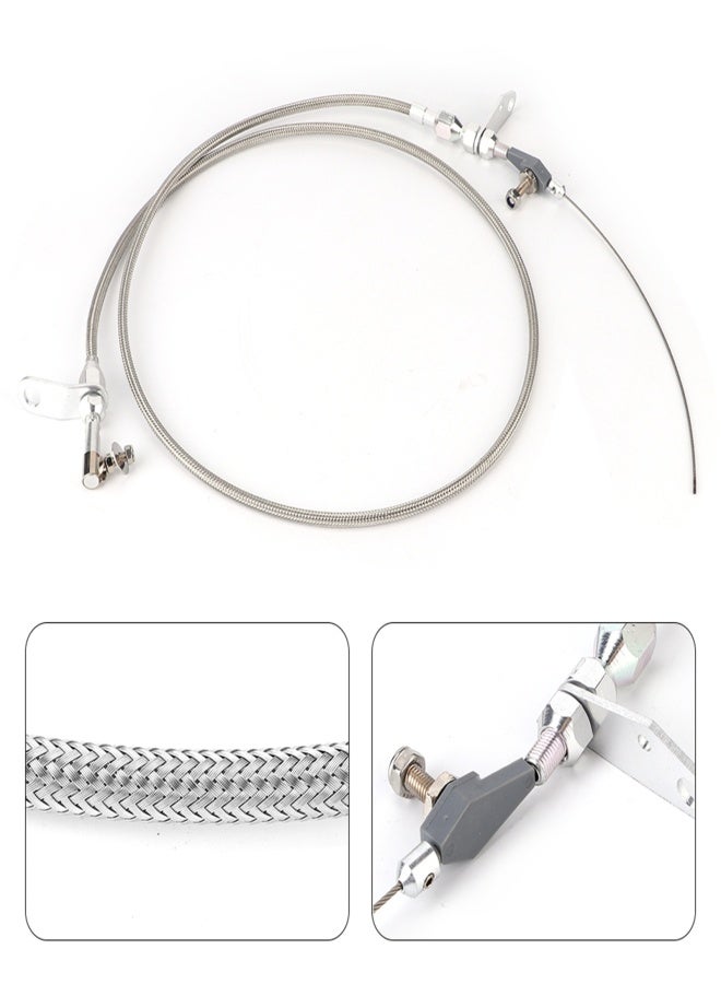 Transmission Kickdown Cable Kit 

Stainless Braided Kick Down Detent Fits for Chrysler 904 - Image 5