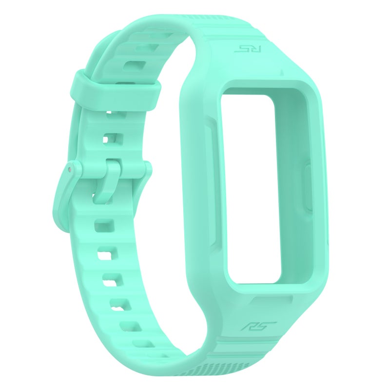 erorex For Honor Band 6 Solid Color Silicone Integrated Watch Band(Water Duck) - Image 2