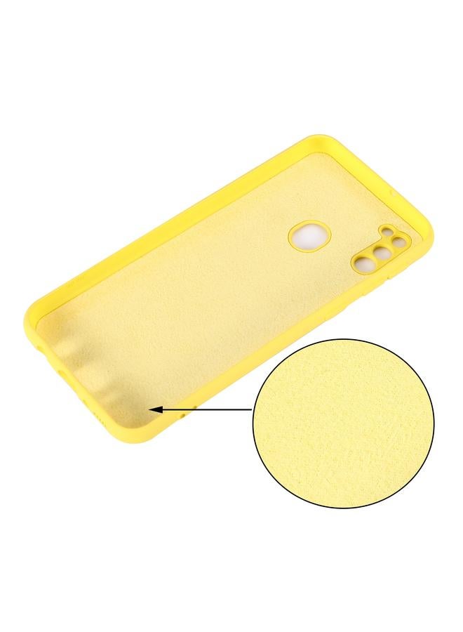 اس-توب جراب لهاتف Samsung Galaxy M21 2021 بلون سادة من السيليكون السائل المقاوم للسقوط مع تغطية كاملة واقٍ - Image 3