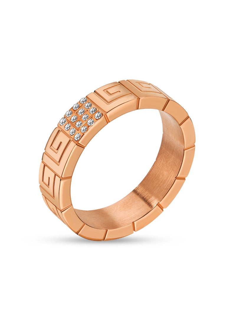 Guy Laroche Audrey Rosegold Finger Ring for Women - Image 2