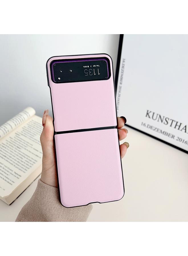 اس-توب جراب لهاتف موتورولا رازر 40 مصنوع من الجلد بلون سادة - Image 2