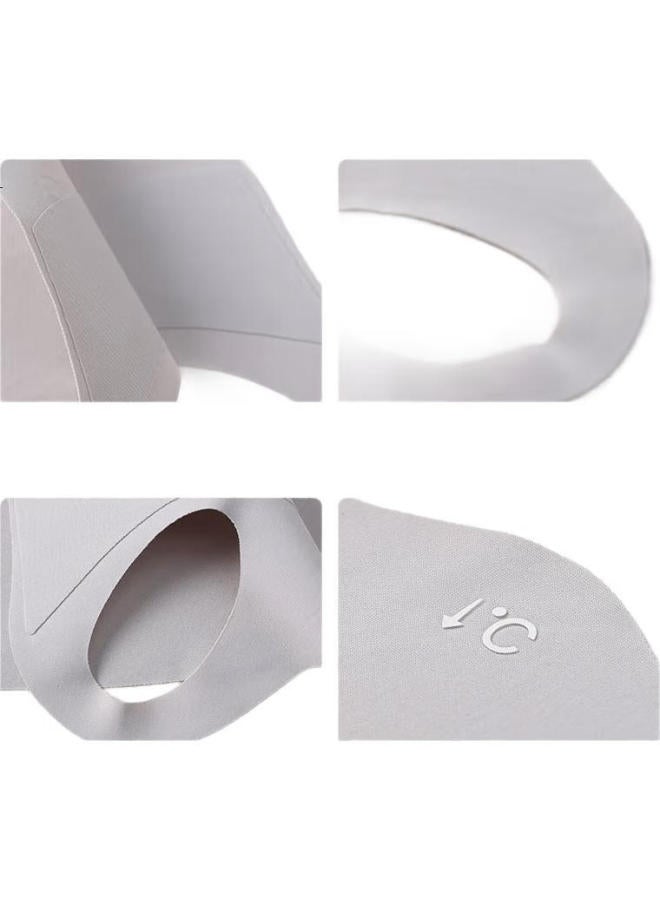 Mission Uv Unisex Ice Silk Sunscreen Mask Summer Uv Protection Sunshade Breathable 3D Full Face Sunscreen Mask For Cycling - Image 2
