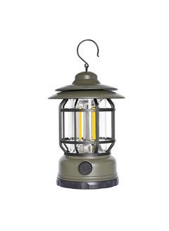 Zusaca Zusaca Camping Lantern Rechargeable Retro LED Camping Lights with Rotating Dimmers Portable Hanging COB Brightness Tent Light for Vintage Camping Light for Hiking Fishing Power Cuts 1pc  - Image 1