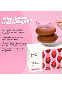 Cosmic Doctor Collagen Supplement, Spicy Chocolate Flavour, 5,000mg Collagen, Turmeric, Peruvian Maca, Ginger 282g  - Image 3