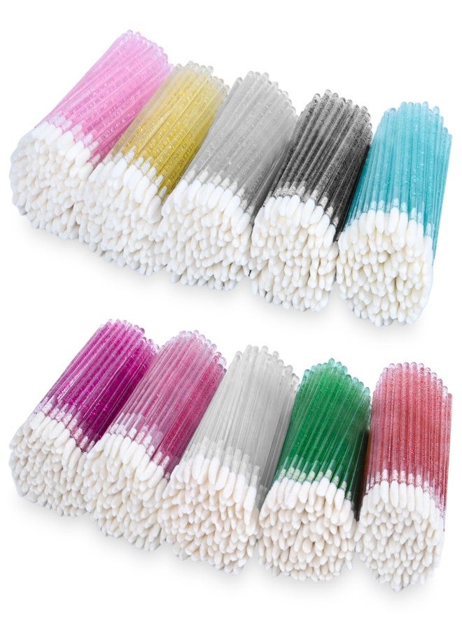 SACXFMC 1000 Pieces Crystal Lip Brush Disposable Lip Gloss Wands Lipstick Applicator - Image 1