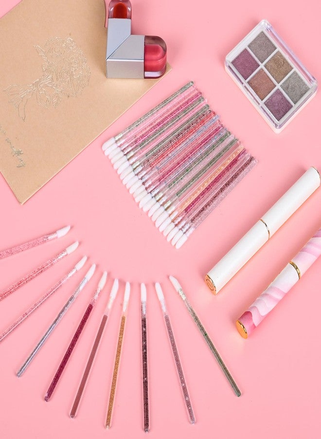 SACXFMC 1000 Pieces Crystal Lip Brush Disposable Lip Gloss Wands Lipstick Applicator - Image 3