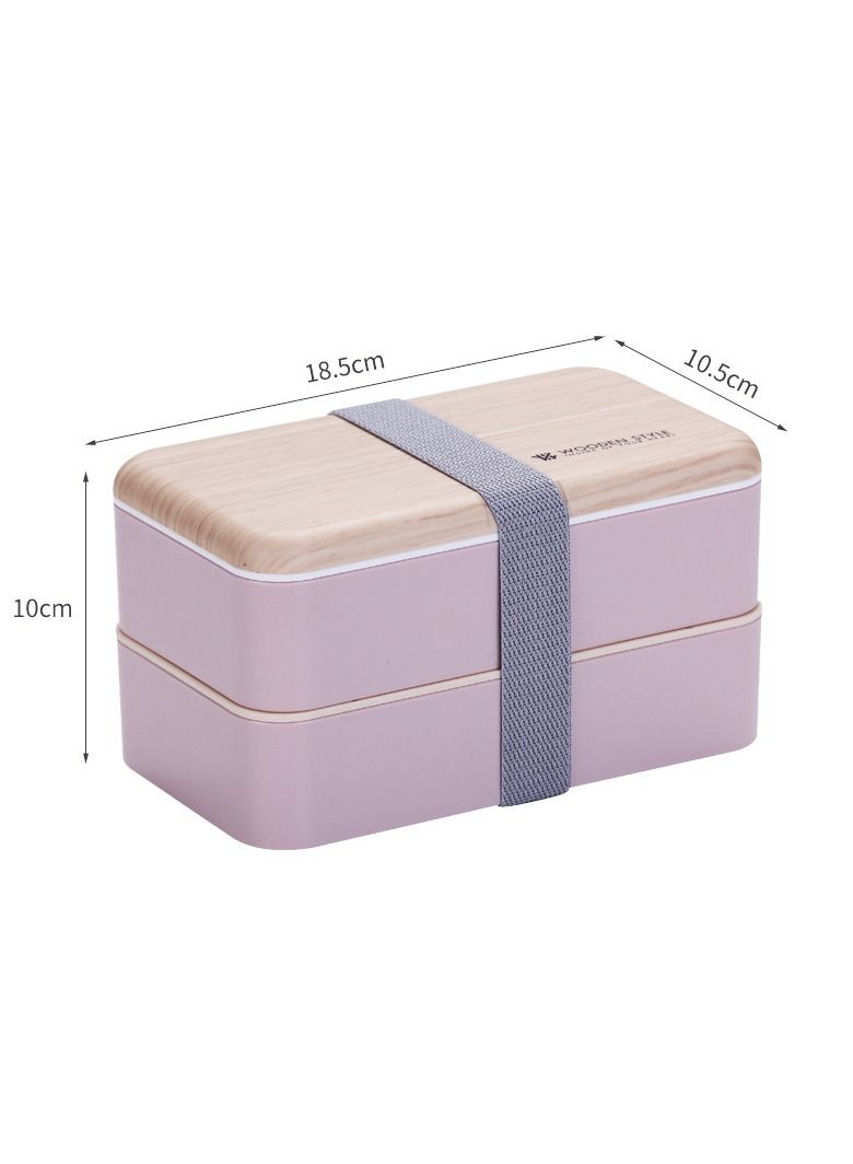 Y&D Insulated bento multifunctional container two boxes complimentary chopsticks and spoon  - Image 1