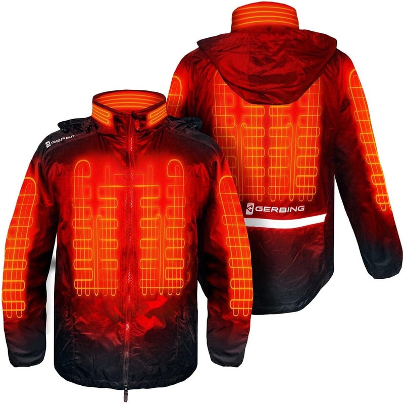 Gerbing 12V Heated Jacket Liner 2.0 with 7 Heat Zones and Removable Hood - Black, 3XL - Image 3
