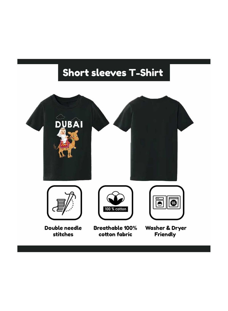 Dubai Design Printed Girls Souvenir T-Shirt for Kids - Image 5