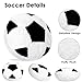 Wepop 18in Fluffy Soccer Pillow Soft Soccer Pillows Sports Ball Pillow Stuffed Plush Toy Room Decoration and Gifts for Kids Boys Girls Soccer Fans - Image 4