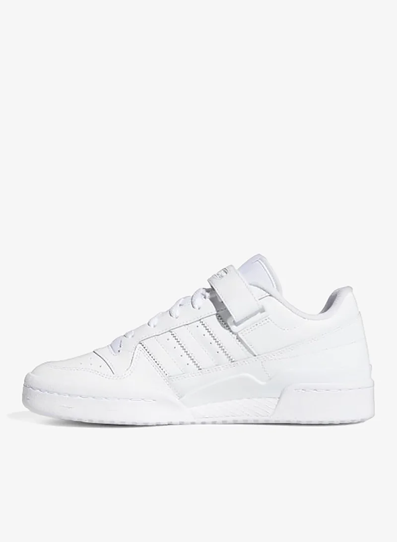 اديداس اوريجينالز فورم لو رت بيزيكس أبيض أصلي للجنسين