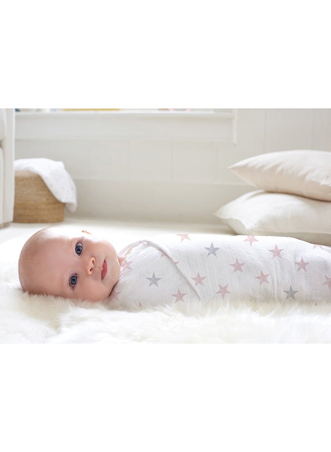 aden + anais Pack Of 4 Essentials Muslin Swaddle Blanket - Image 3