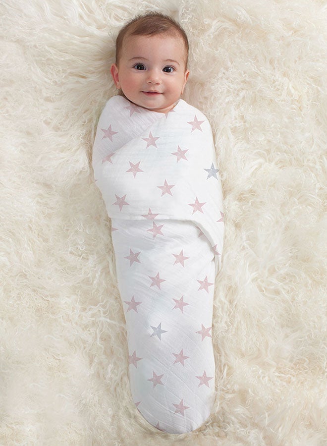 aden + anais Pack Of 4 Essentials Muslin Swaddle Blanket - Image 4