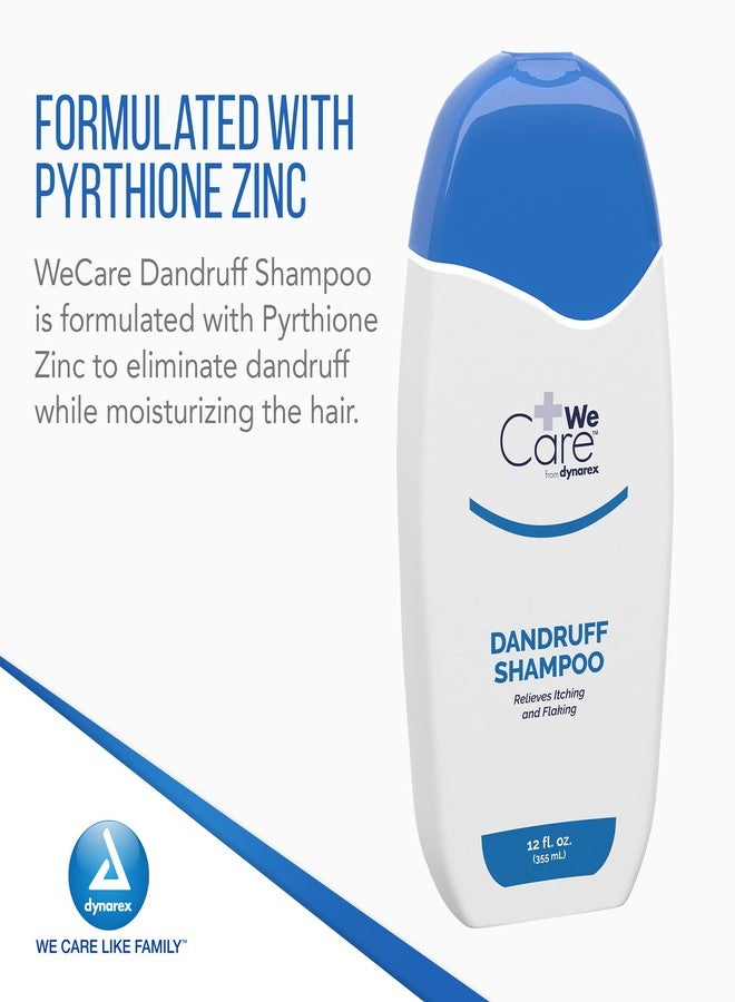 Dynarex Anti Dandruff Shampoo - Cleansing & Moisturizing Shampoo with Pyrithione Zinc - Daily Hair Shampoo for Men & Women for Itching, Flaking, Dry Scalp - 12 fl. oz., Case of 12 - Image 3