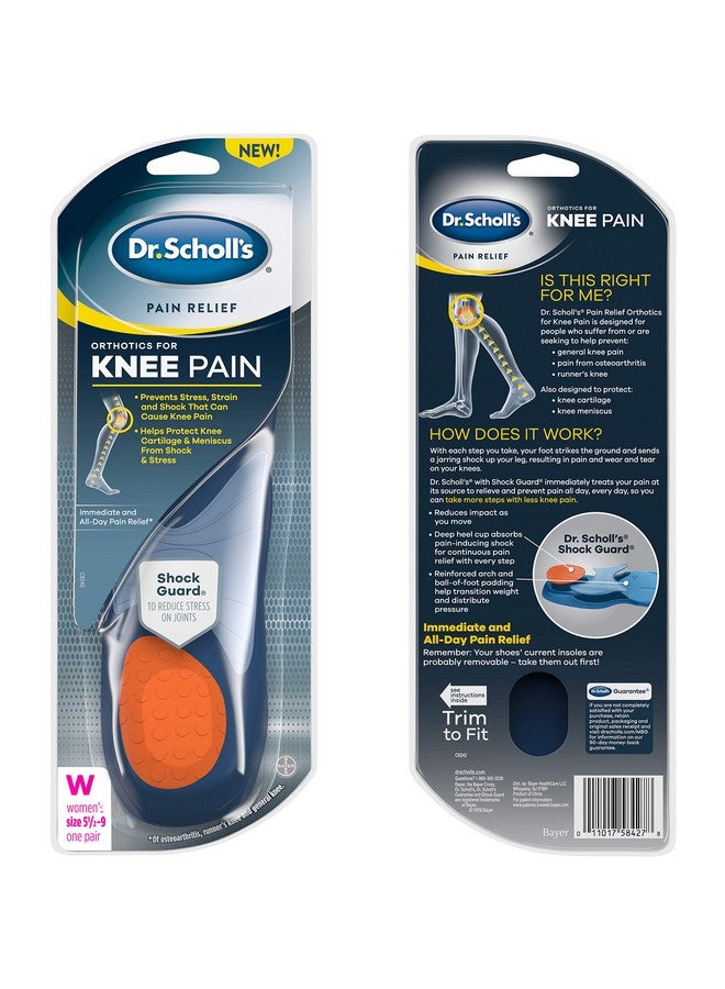 Dr. Scholl's Dr. Scholl's Knee Pain Relief Orthotics // Immediate and All-Day Knee Pain Relief Including Pain from Runner’s Knee (for Women's 5.5-9, Also Available for Men's 8-14)  - Image 1