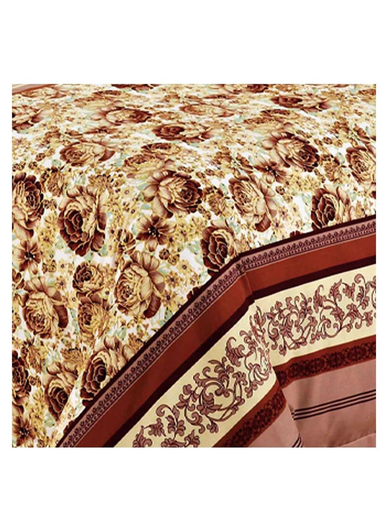 Family Bed Flat Bed sheet Set satin cotton 4 pieces size 240 x 250 cm Model 4015 from Family Bed  - Image 5