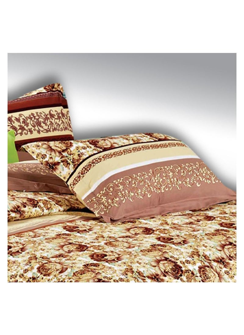 Family Bed Flat Bed sheet Set satin cotton 4 pieces size 240 x 250 cm Model 4015 from Family Bed  - Image 4