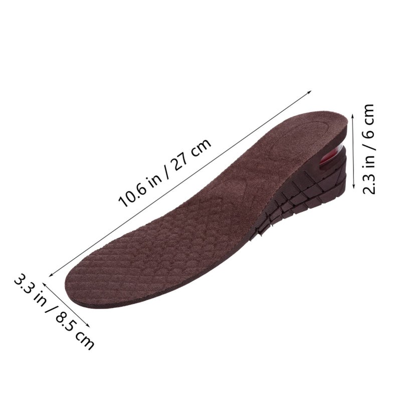 Blue Height Increase Insoles for Support and Foot Pressure Relief 27x8 5 Cm - Image 3