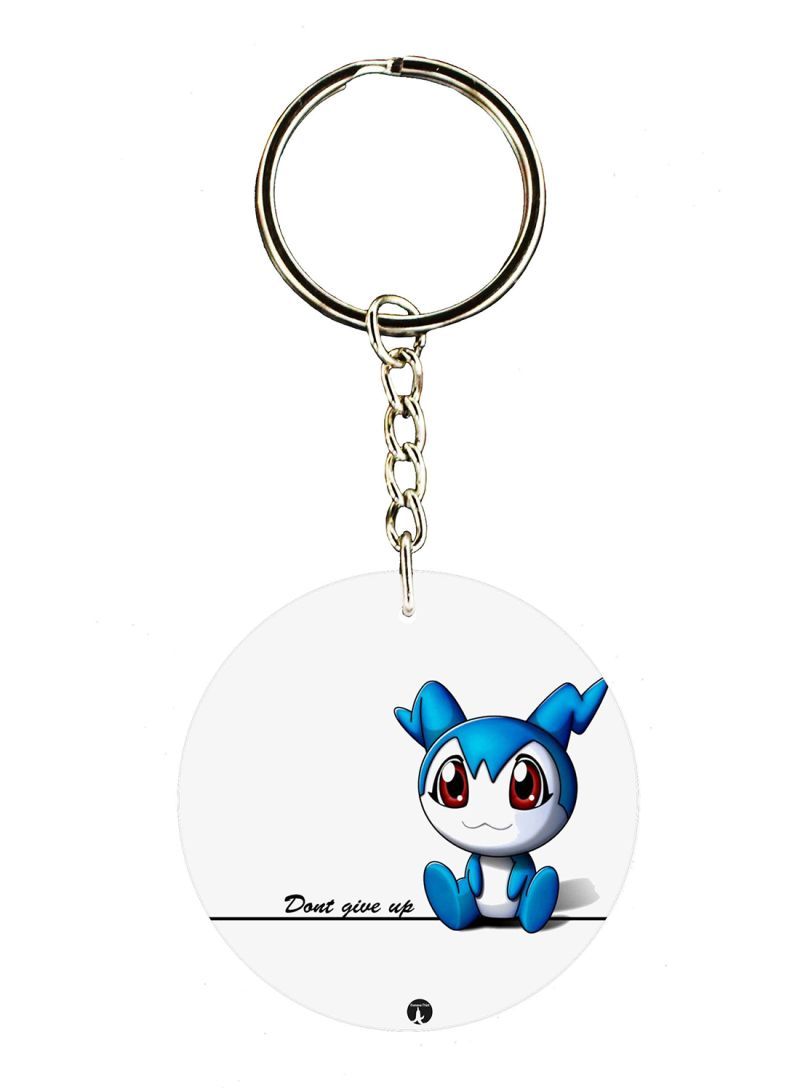 RKN Anime Digimon Double Side Printed Keychain