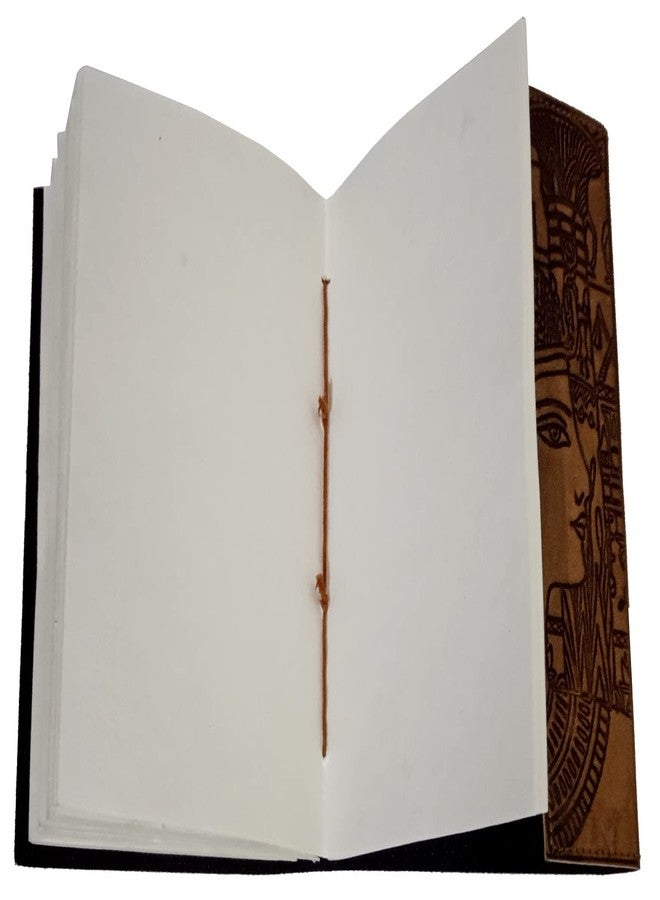 بيربلديب دفتر يوميات جلدي من بيربلديب "كليوباترا": دفتر يوميات بتصميم مصري عتيق (12582) - Image 4