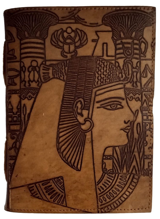 بيربلديب دفتر يوميات جلدي من بيربلديب "كليوباترا": دفتر يوميات بتصميم مصري عتيق (12582) - Image 2
