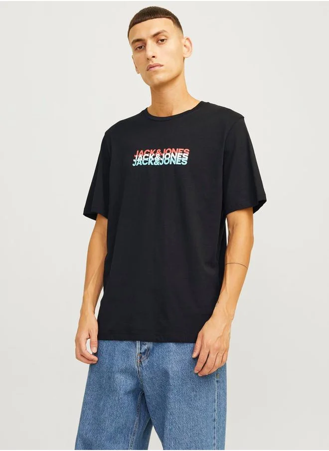 JACK & JONES Cyber Crew Neck Regular Fit T-Shirt