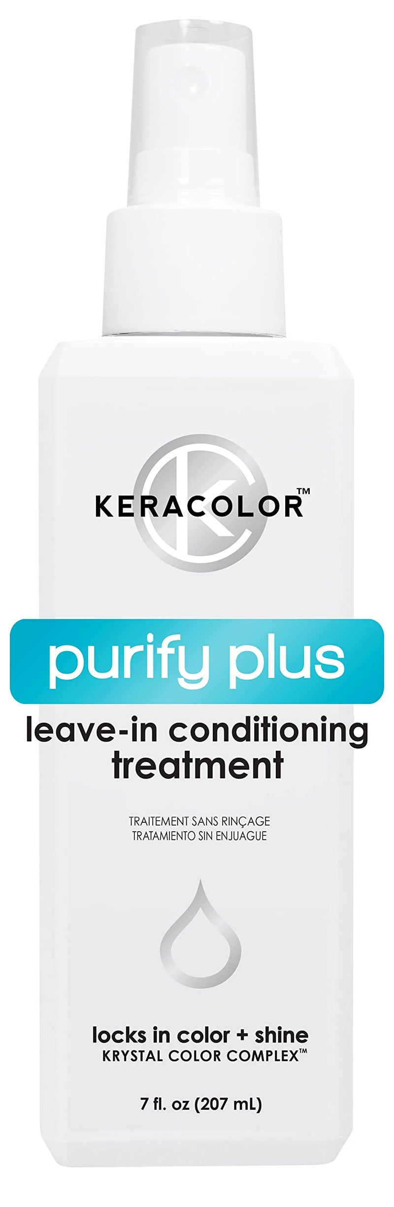 KERACOLOR Purify Plus, Leave In Conditioning Treatment, Floral, 7 Fl Oz