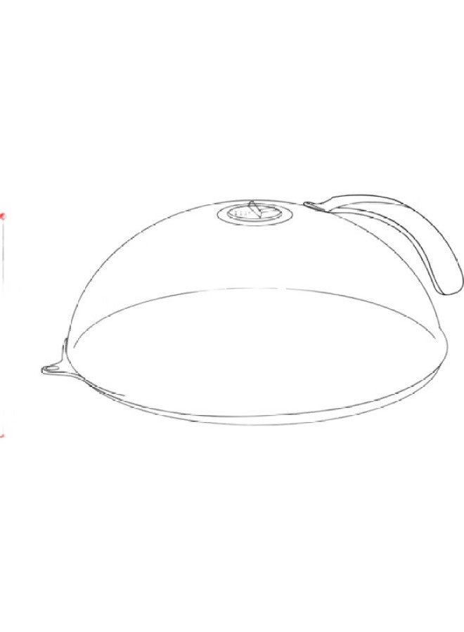 Dipple Microwave Heating Cover, Splash-Proof Cover, Heat-Resistant Oil-Proof Cover, Food Heating Cover, Microwave-Specific Cover - Image 3