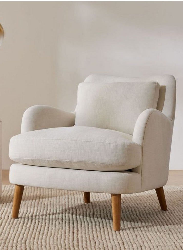 Other Manufacturer Modern American chair, off-white color, size 90*85 cm - Image 1