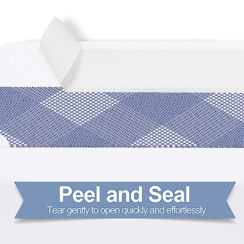 PANDRI 500#8 Self Seal Business Envelopes, PANDRI No.8 Double Window Design for Business and Quickbooks Check(invoice not fit), Documents Secure Mailing - Number 8 Size 3 5/8 X 8 11/16-24LB - Image 4