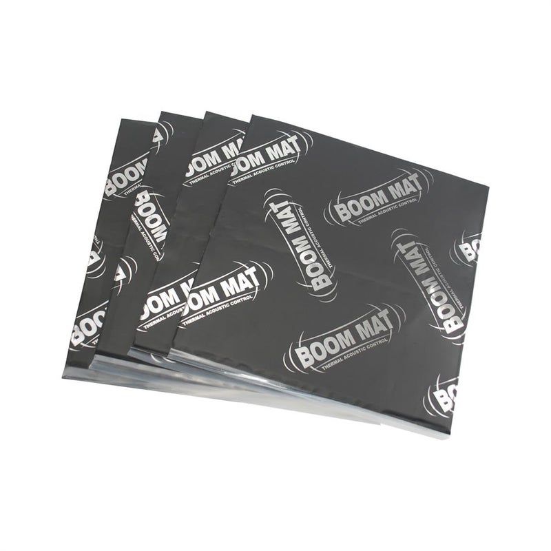 Design Engineering Boom Mat Sound Damping Material with Adhesive Backing 12 x 125 x 2mm Pack of 4